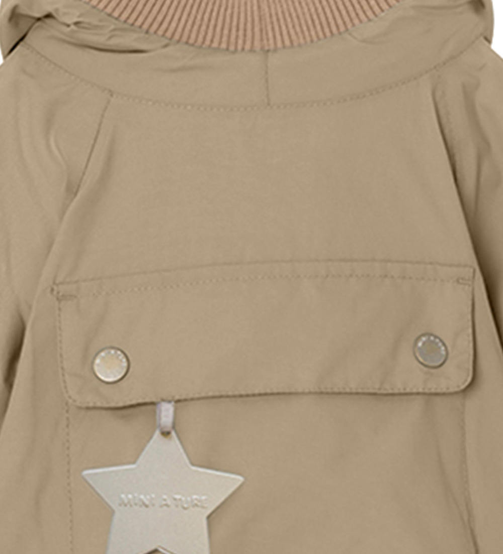 Mini A Ture Vinterjakke - Baby Wen Anorak - Savannah Tan