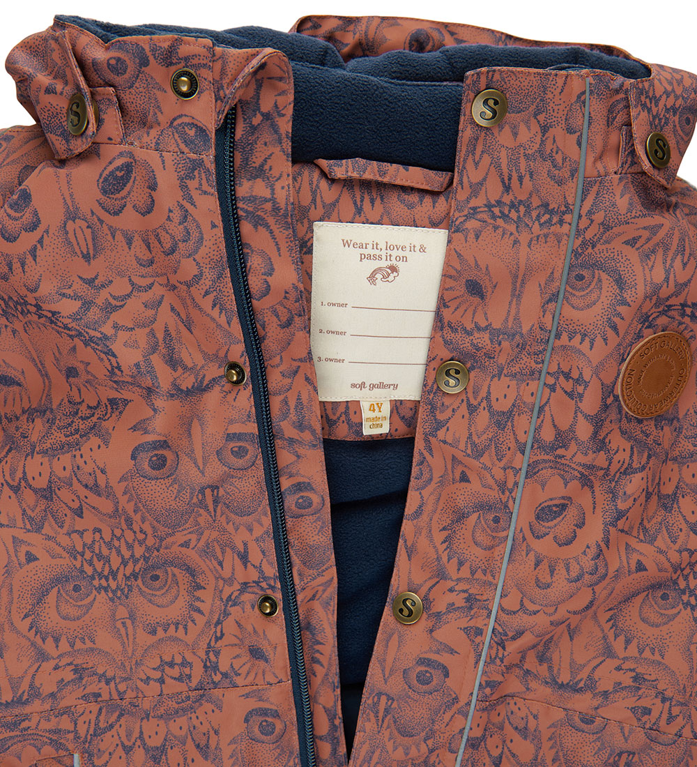 Soft Gallery Flyverdragt - SgMarlon - Brown Patina m. Ugler