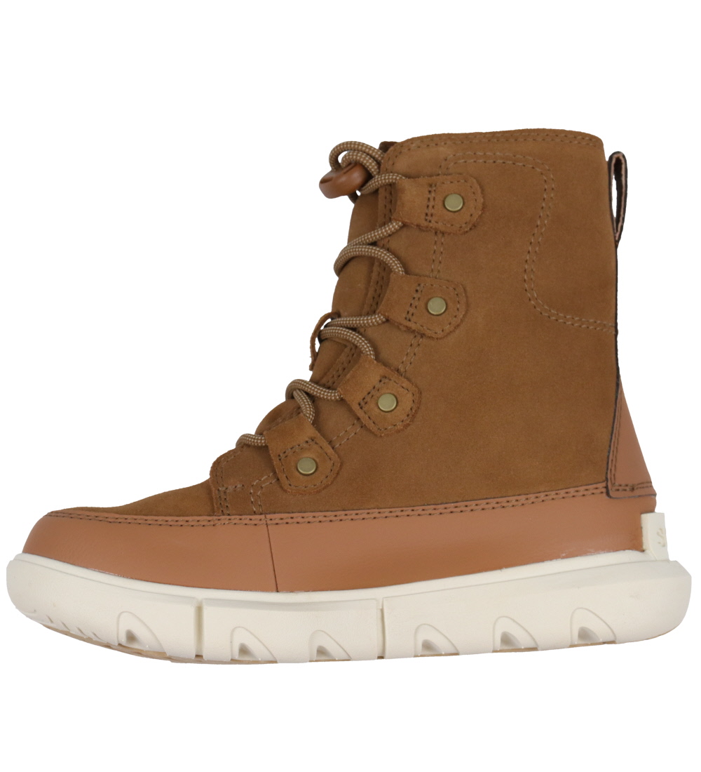 Sorel Vinterstøvler - Explorer Lace WP - Velvet Tan/Chalk