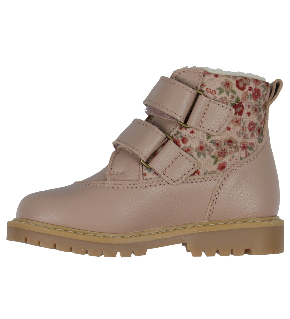 Wheat Vinterstøvler - Moon - Tex - Rose Dawn m. Blomster