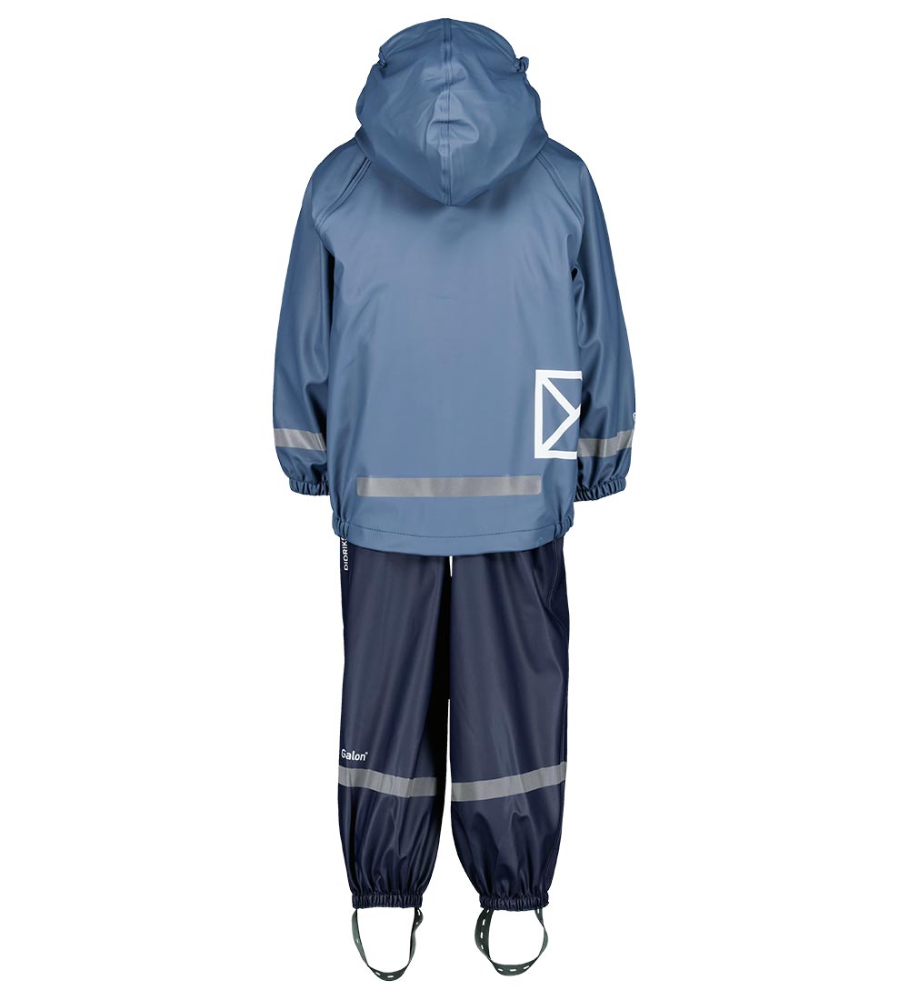 Didriksons Regntøj m. Seler - PU - Slaskeman - True Blue