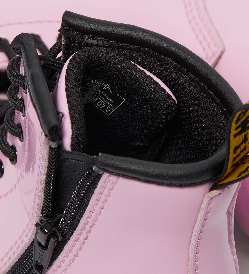 Dr. Martens Støvler - 1460 T Patent Lamper - Pale Pink
