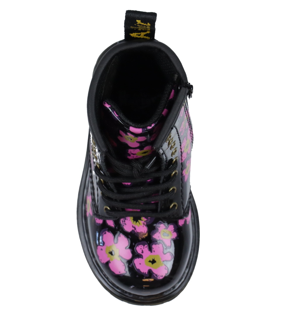 Dr. Martens Støvler - 1460 T Pansy Fayre - Sort/Pink