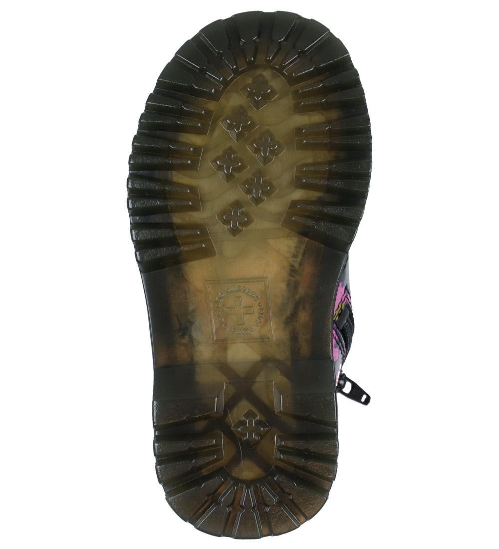 Dr. Martens Støvler - 1460 T Pansy Fayre - Sort/Pink