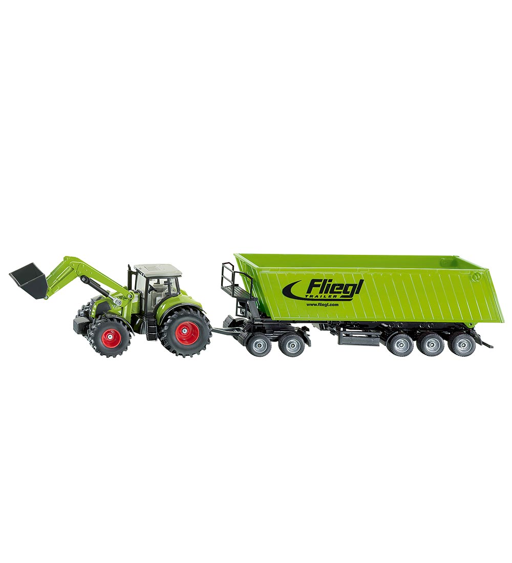 Siku Frontlæsser m. Dolly/Tipptrailer - 1:50 - Claas Axion 850 -