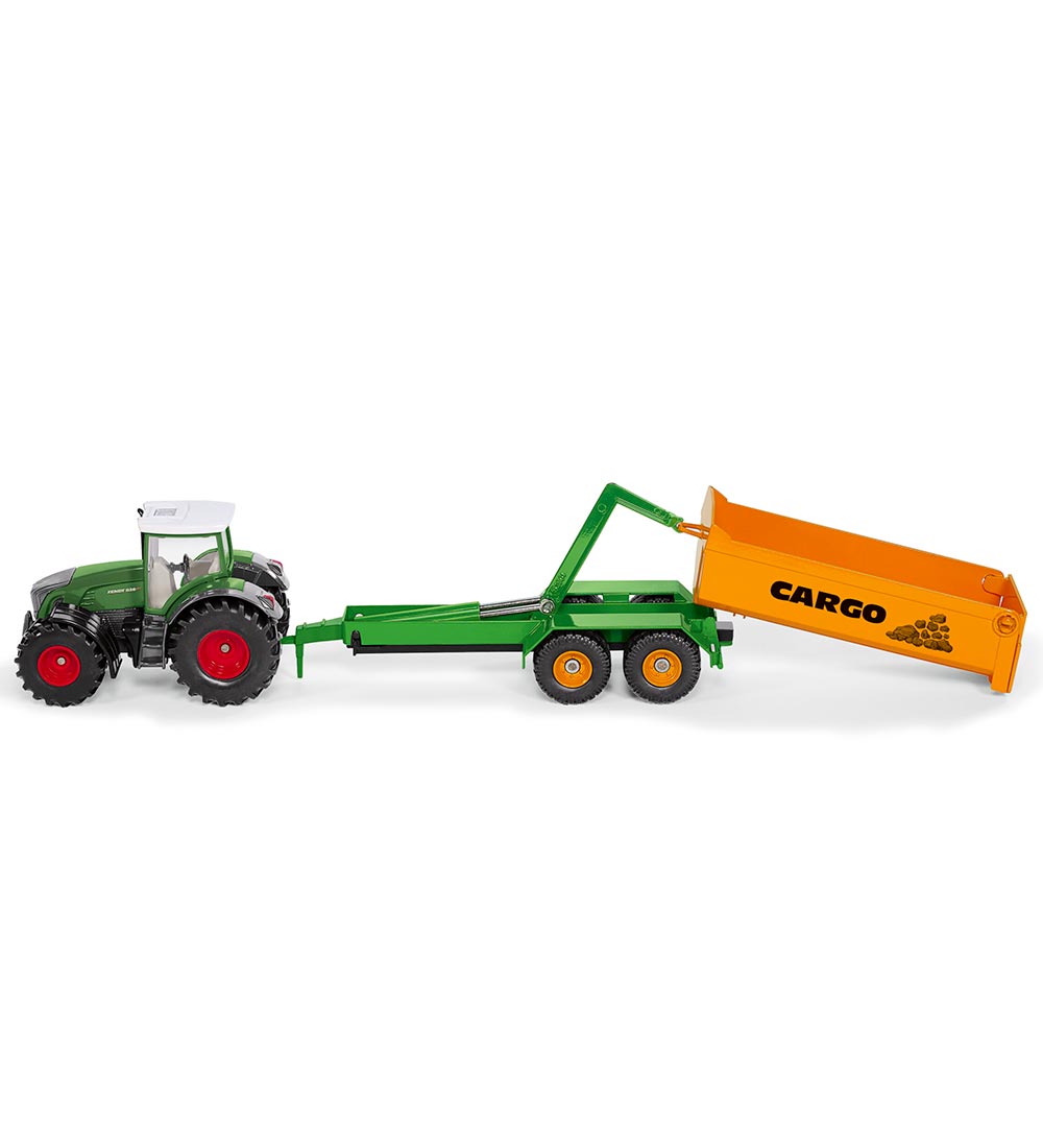 Siku Traktor m. Krogløfttrailer krog- Fendt 942 Vario - 1:50 /Gr