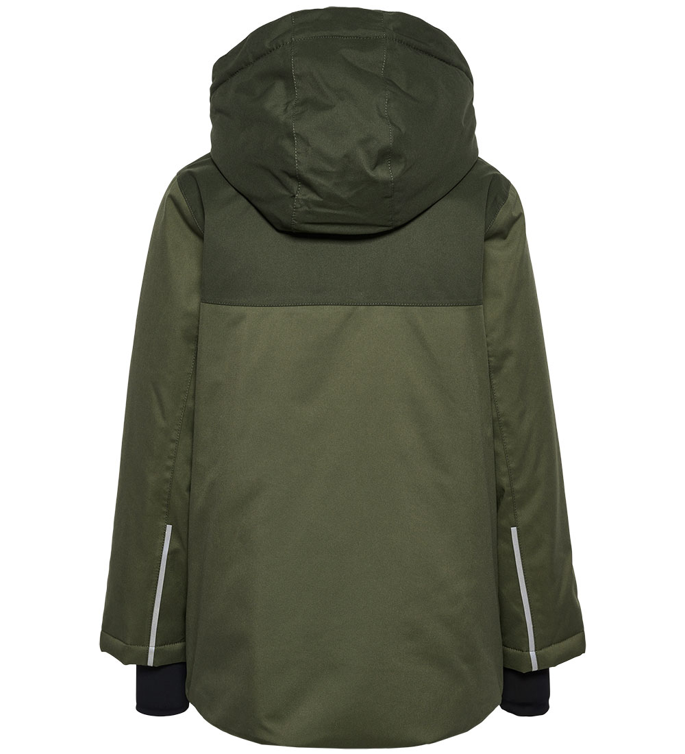 Hummel Vinterjakke - hmlLogan Tex - Olive Night