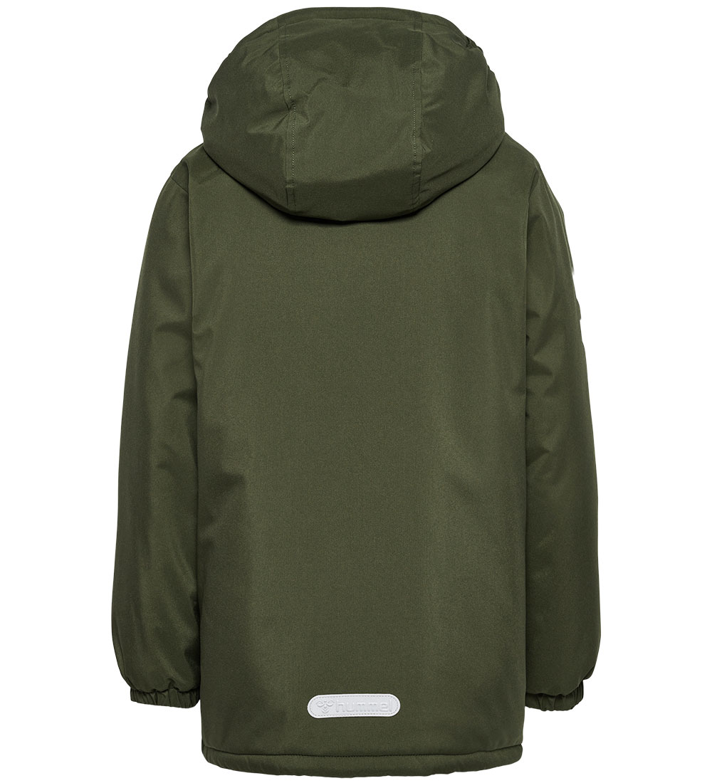 Hummel Vinterjakke - hmlJosse Tex - Olive Night