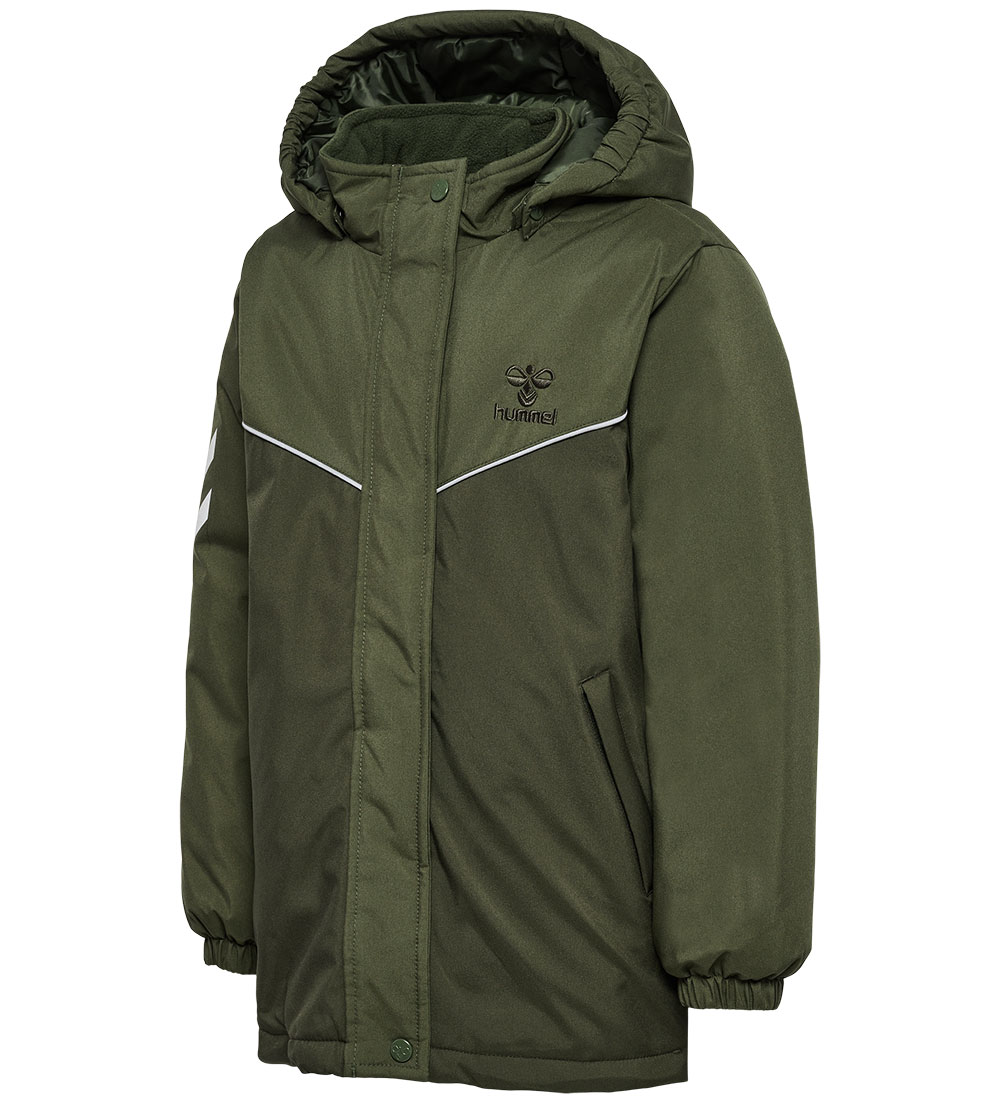 Hummel Vinterjakke - hmlJosse Tex - Olive Night
