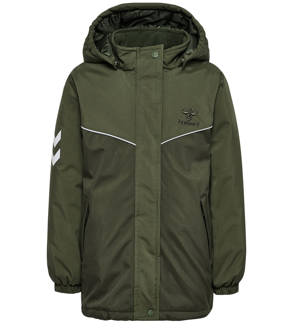 Hummel Vinterjakke - hmlJosse Tex - Olive Night