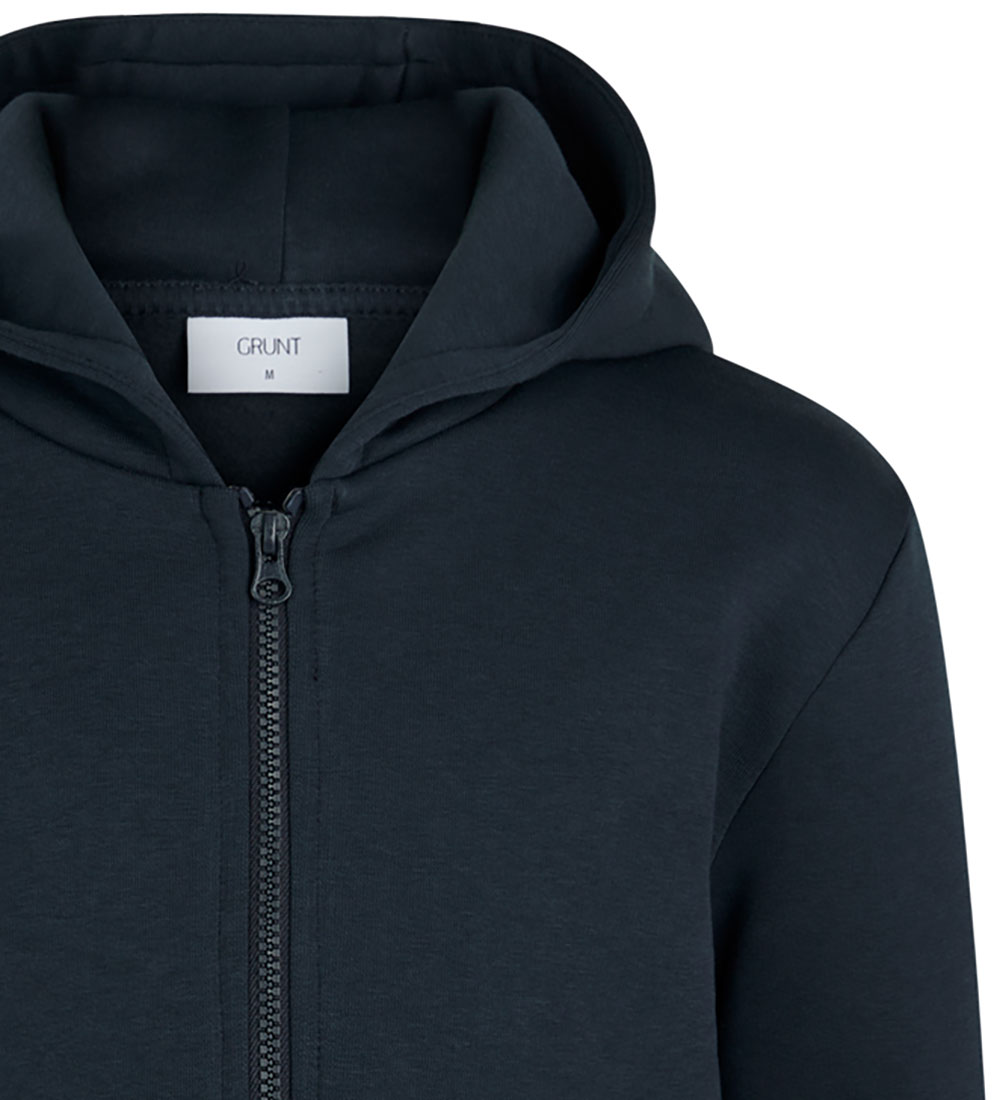 Grunt Cardigan - Caivano Hood Zip - Navy