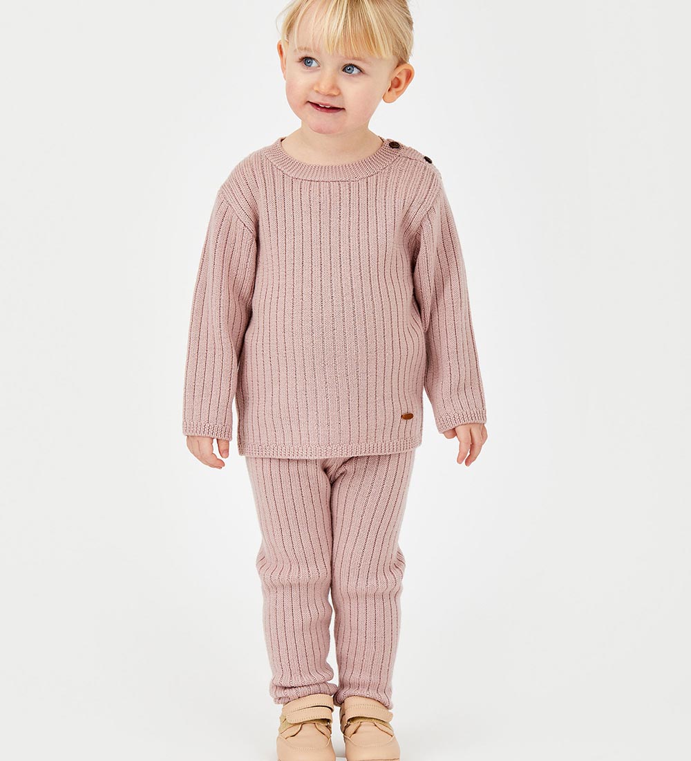 Hust and Claire Leggings - Uld - Lui - Strik - Shade Rose