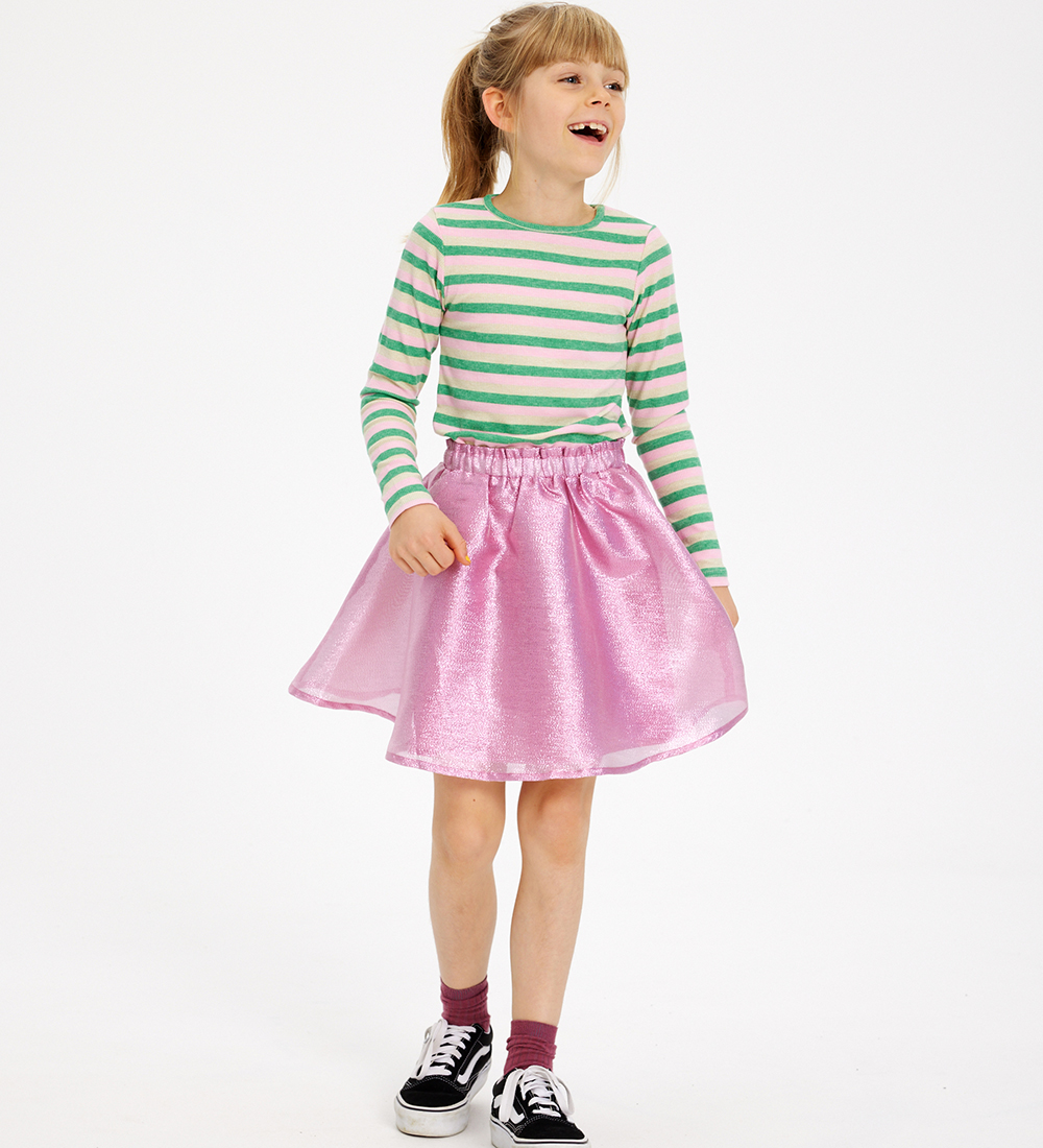 The New Bluse - TnHallee - Pastel Lavender m. Striber
