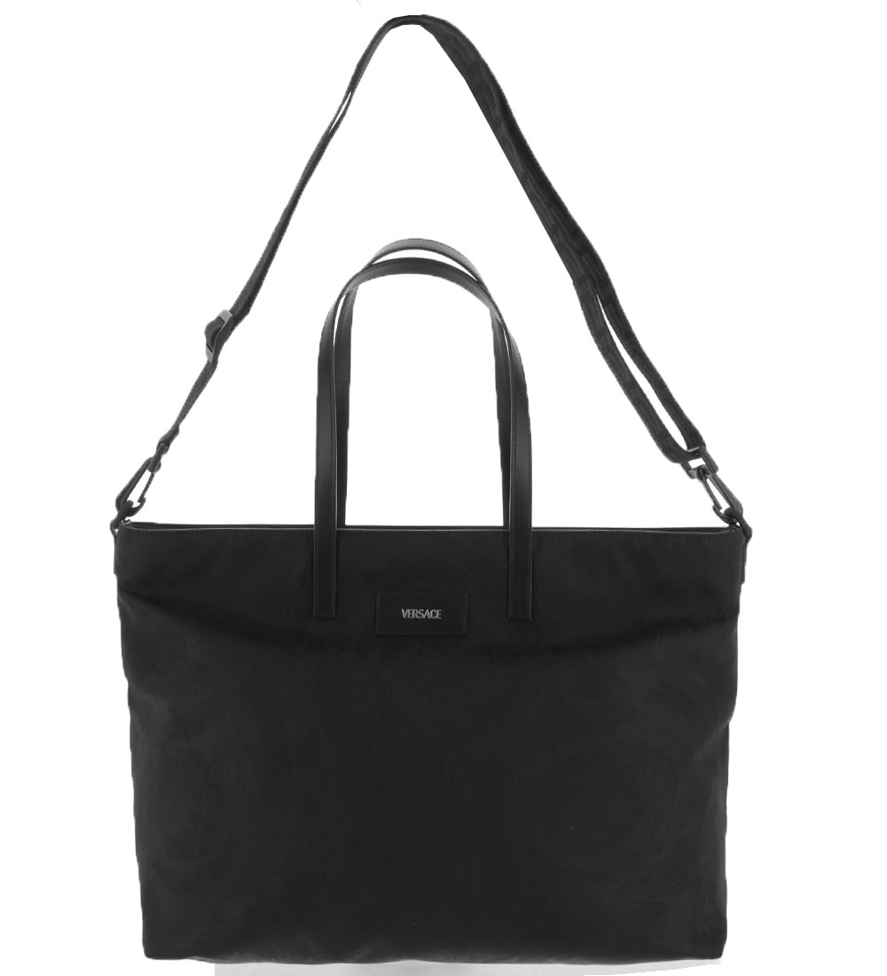 Versace Pusletaske - Sort m. Blomster