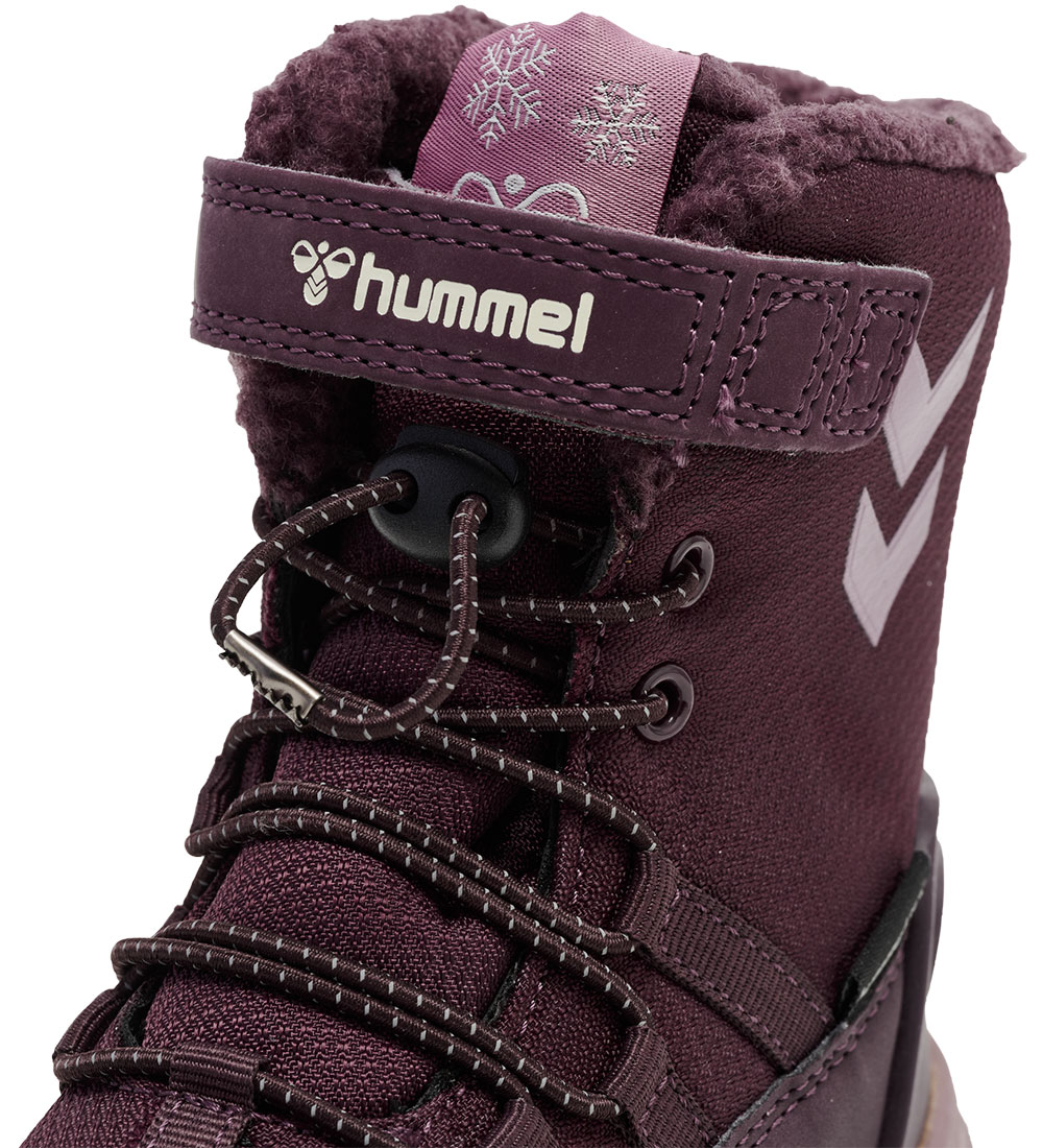 Hummel Vinterstøvler - Snow Boot Tex JR - Catawba Grape