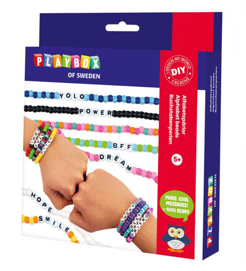 Playbox Armbndsst - Alfabet Perler