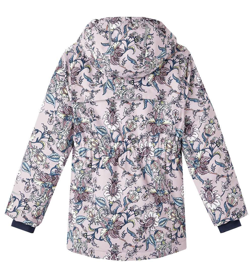 Name It Vinterjakke - NkfSnow10 - Keepsake Lilac m. Blomster