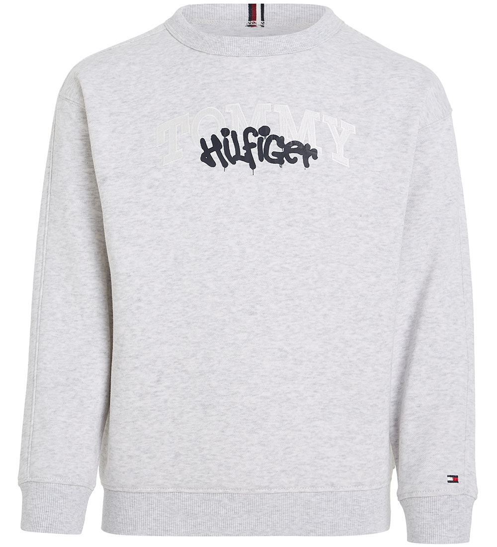Tommy Hilfiger Sweatshirt - Graffiti - Grey Heather