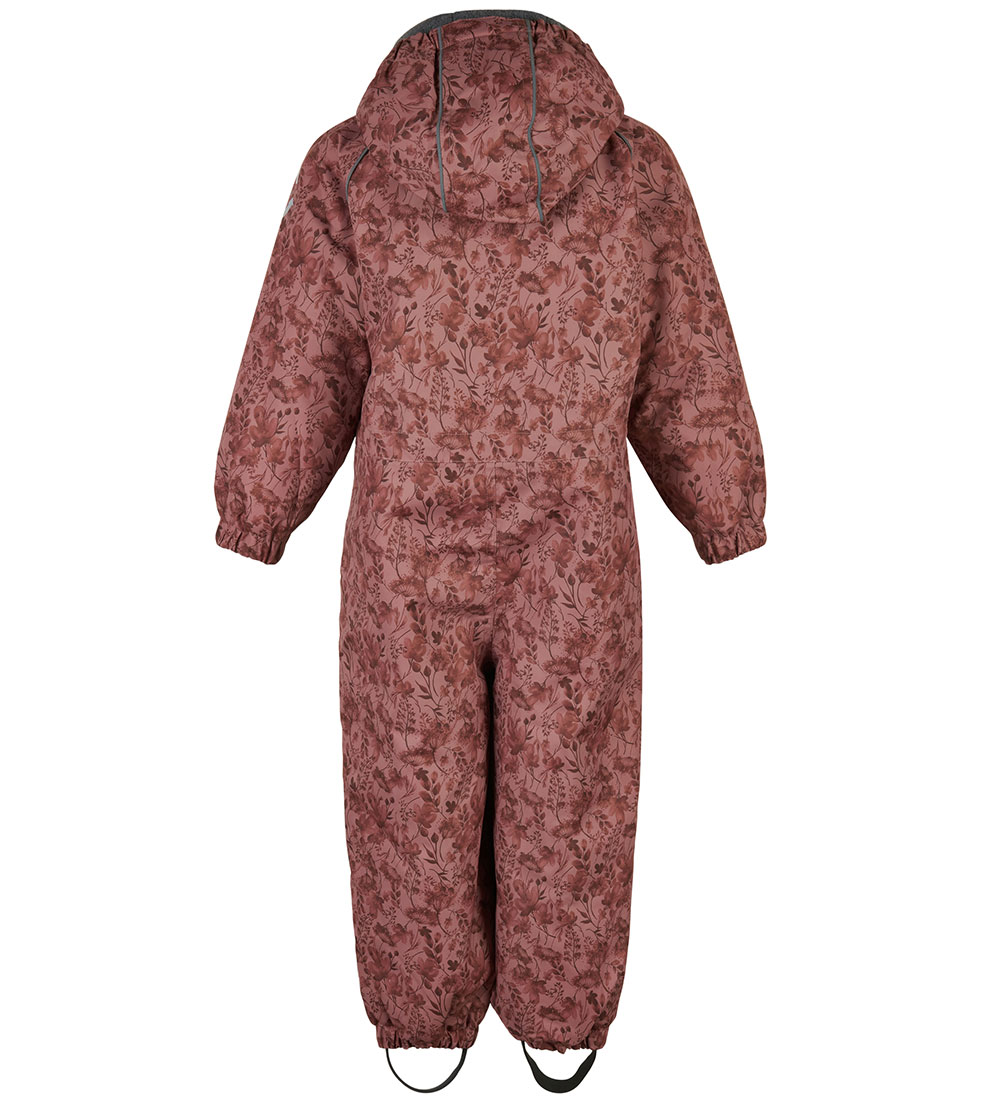 Mikk-Line Flyverdragt - Recycled - Mink m. Print