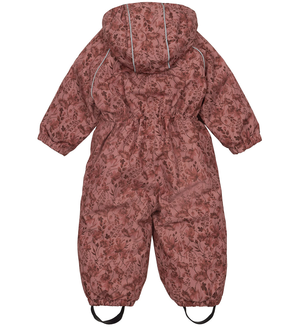 Mikk-Line Flyverdragt - Recycled - Mink m. Print