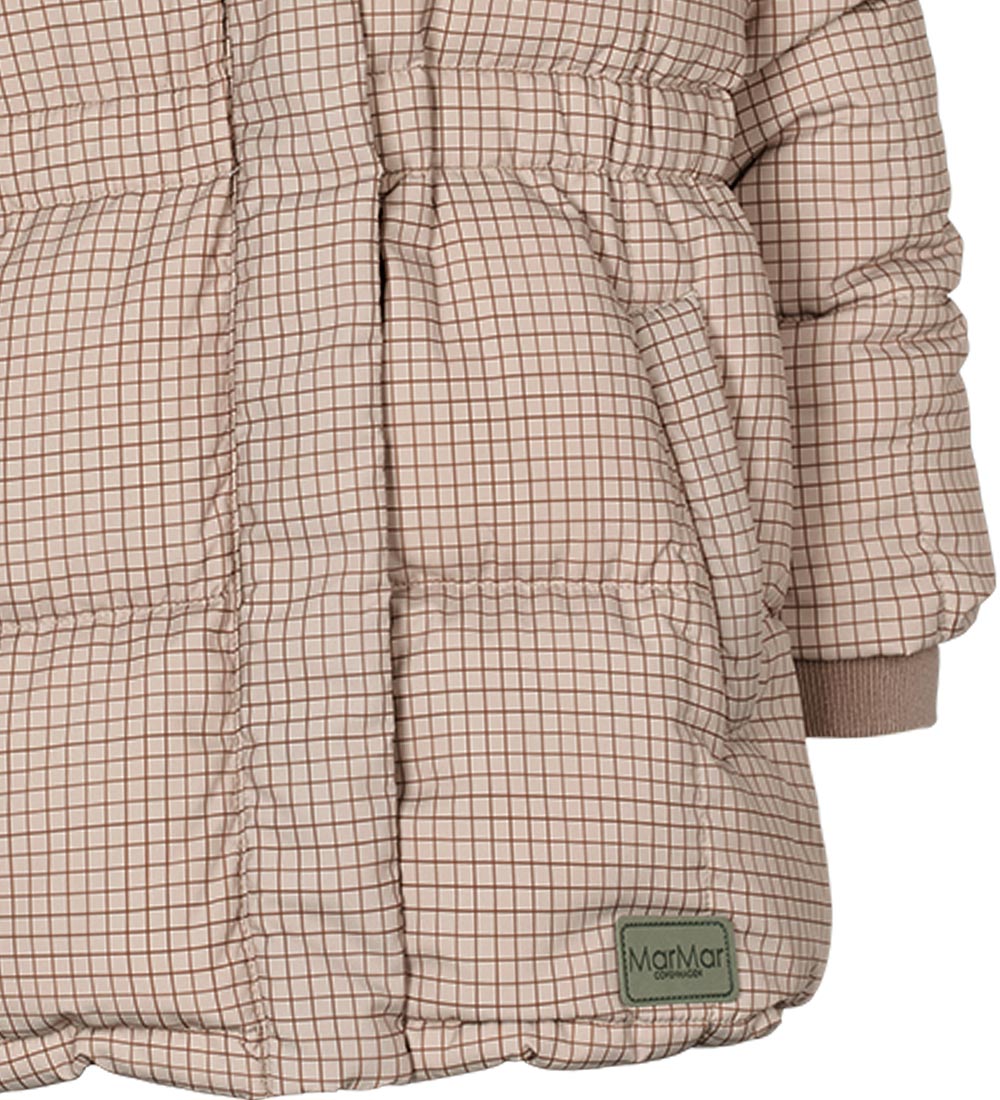 MarMar Dunfrakke - Olvin - Wood Check
