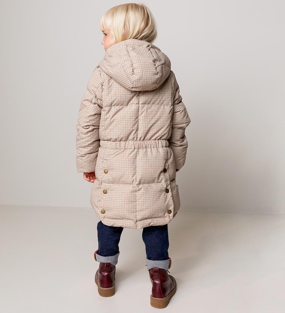 MarMar Dunfrakke - Olvin - Wood Check