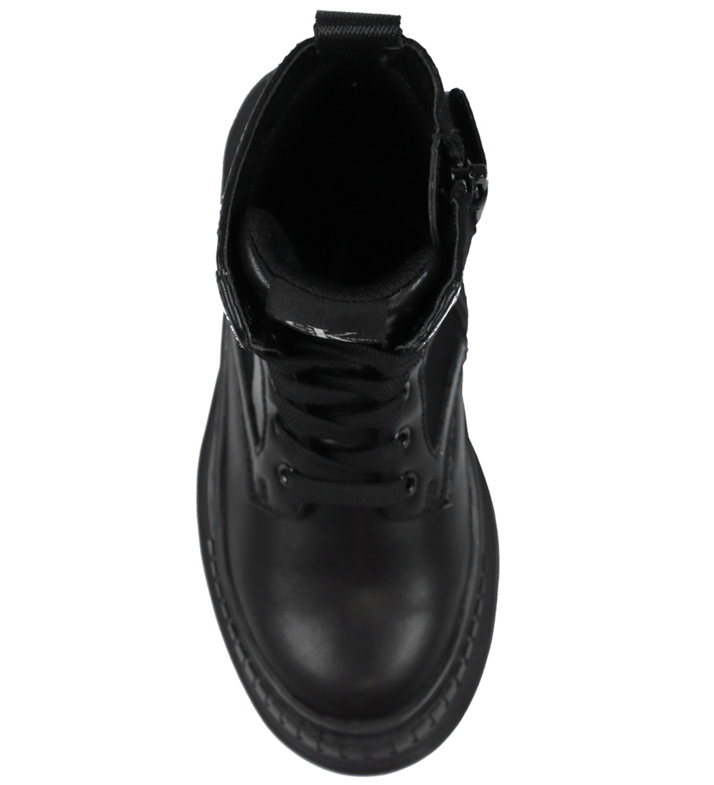 Calvin Klein Støvler - Lace-Up - Sort
