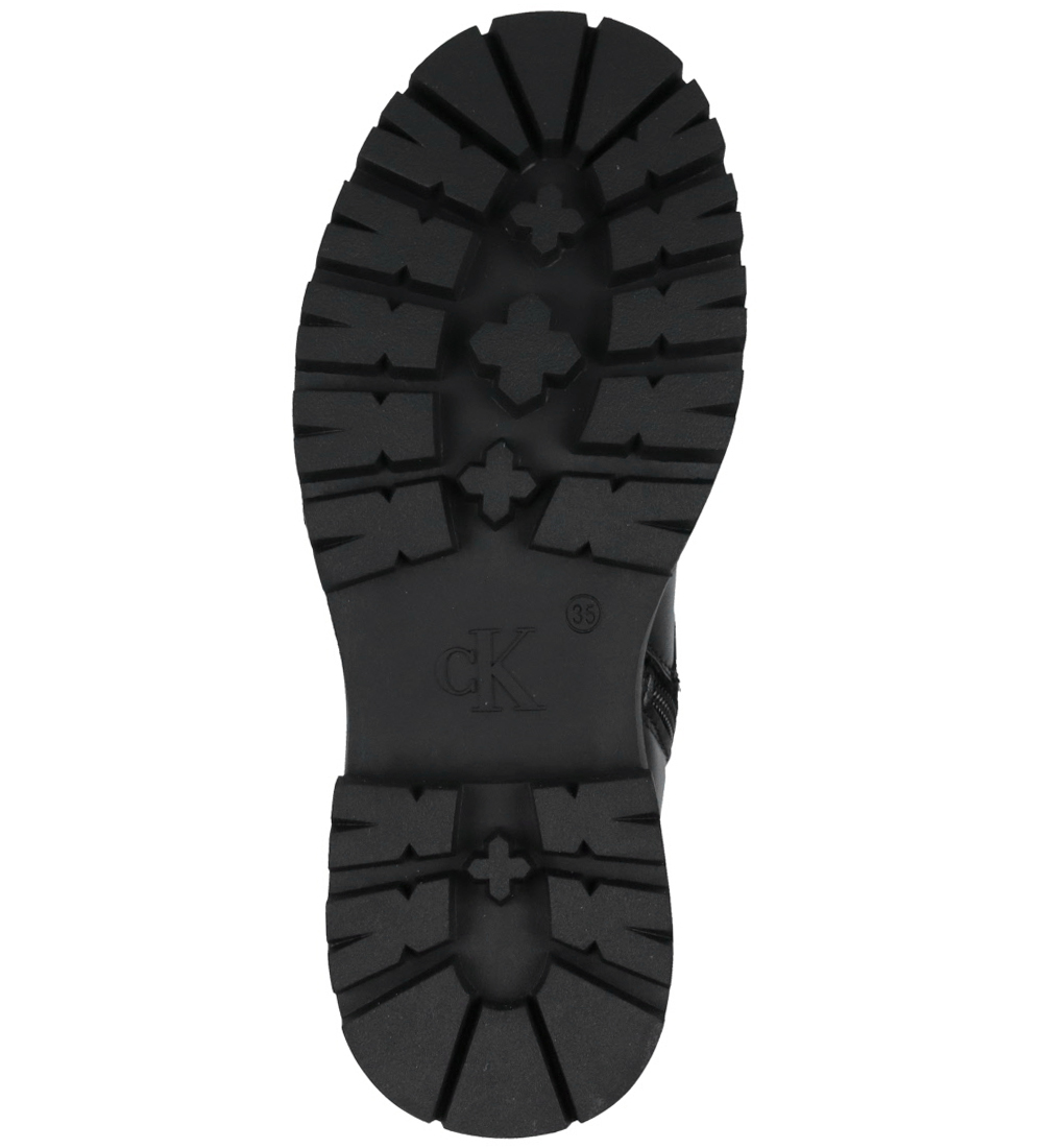 Calvin Klein Støvler - Lace-Up - Sort