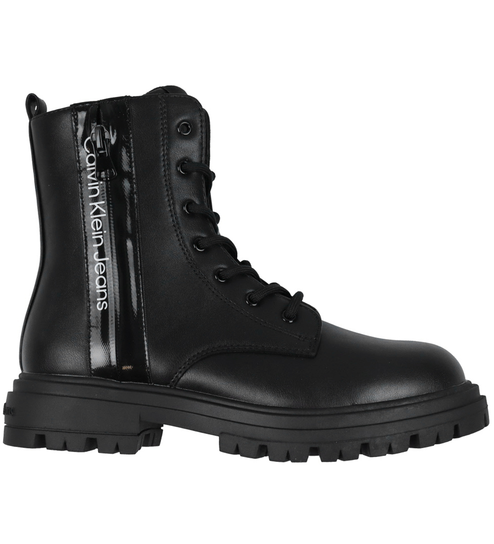 Calvin Klein Støvler - Lace-Up - Sort