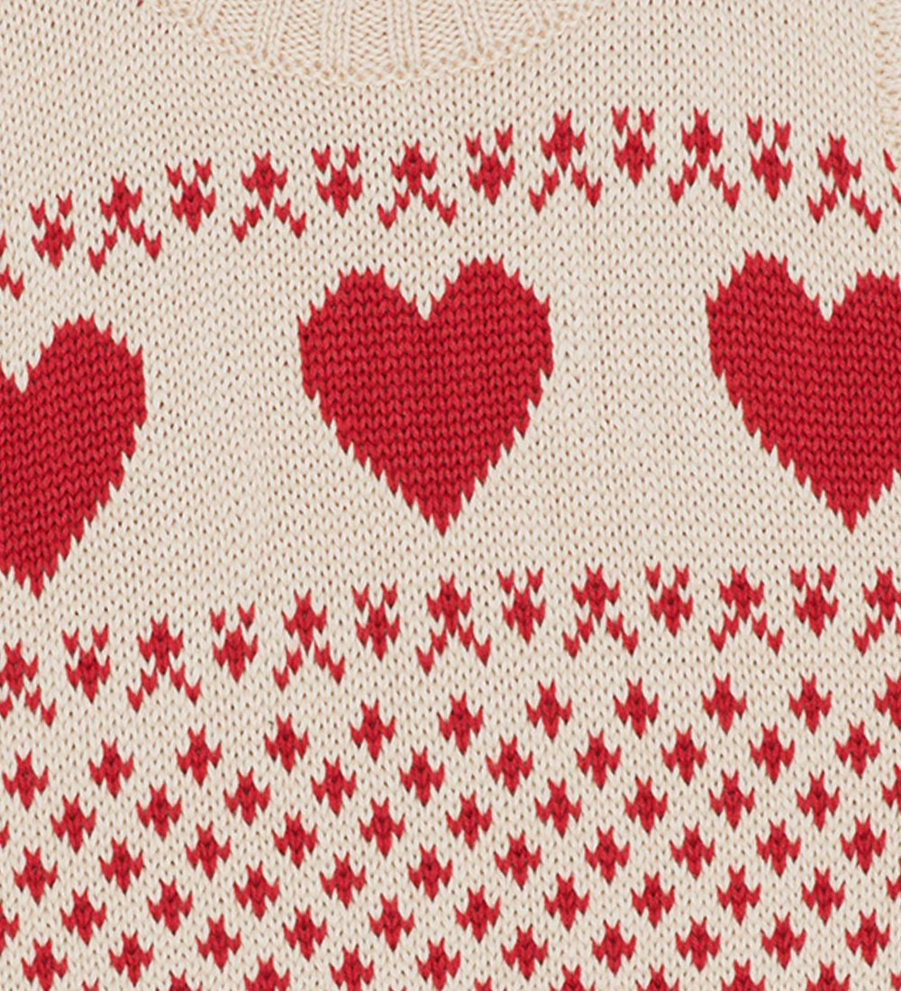 Flöss Vest - Strik - Babette - Poppy Red