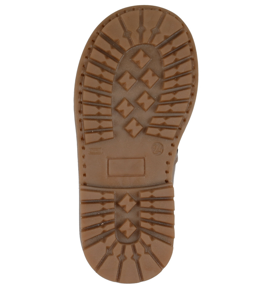 Wheat Støvler - Champ - Beige m. Blomster