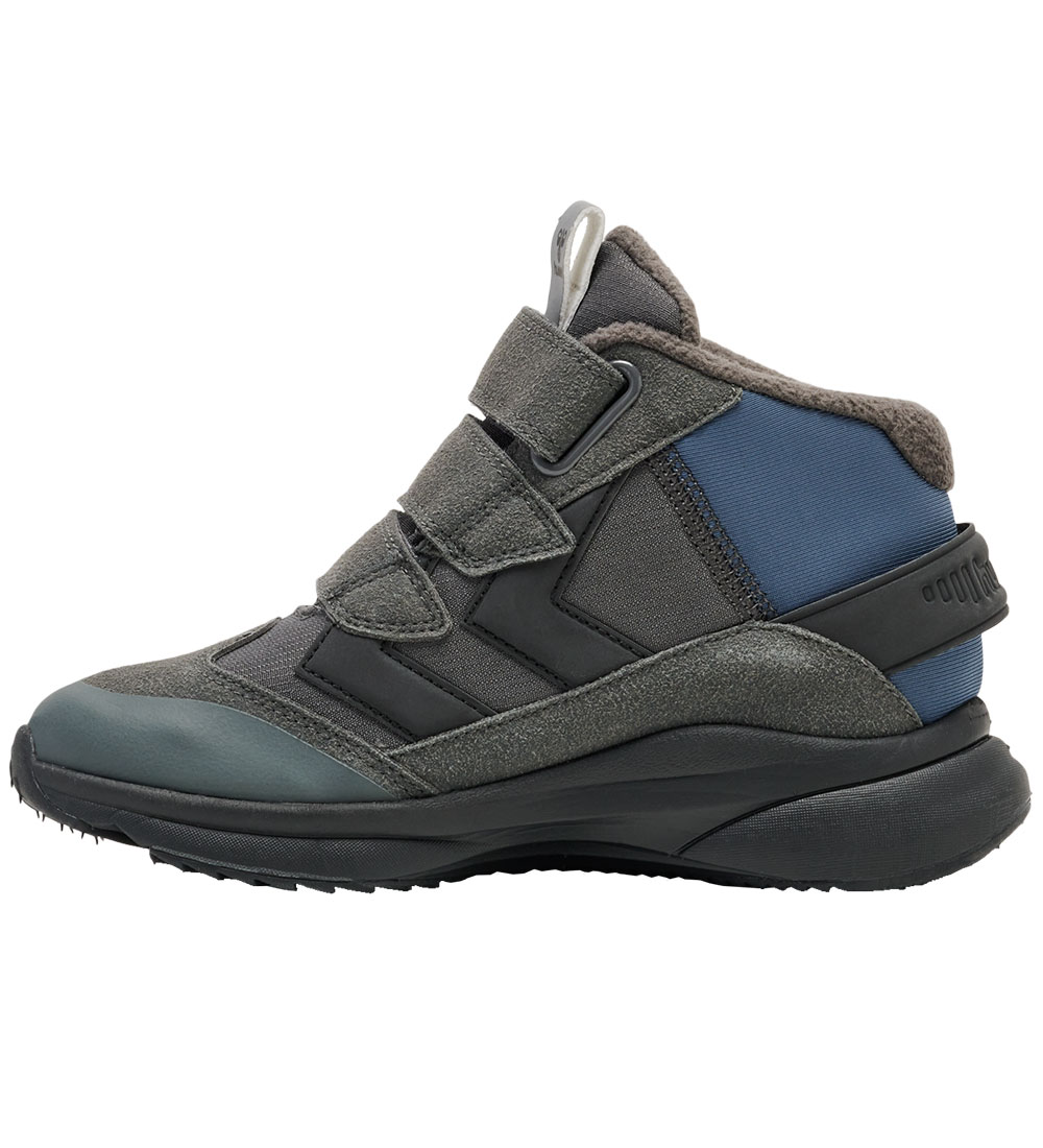 Hummel Vinterstøvler - Reach Zero Mid Tex JR - Grå/Sort/Blå