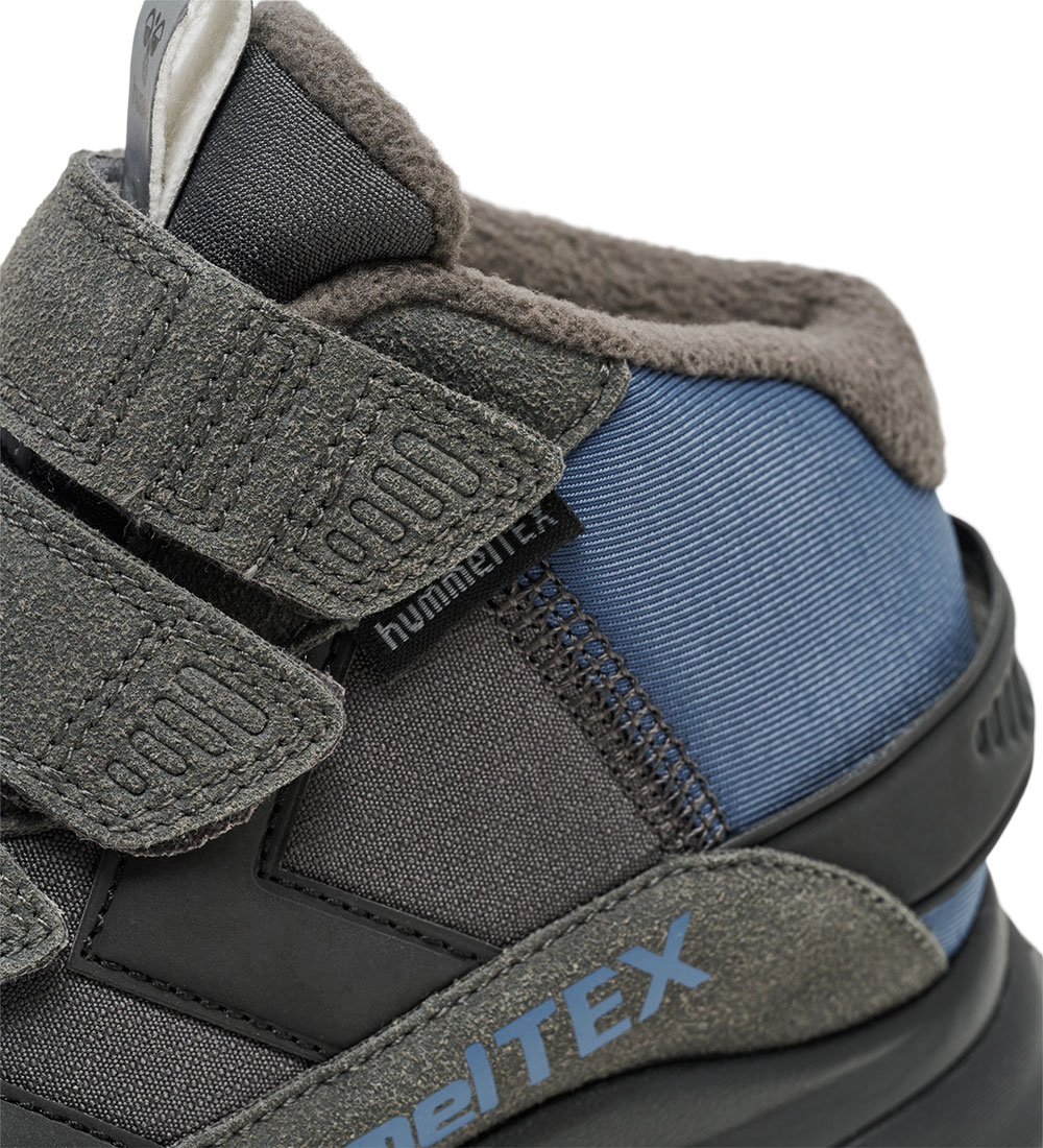 Hummel Vinterstøvler - Reach Zero Mid Tex JR - Grå/Sort/Blå