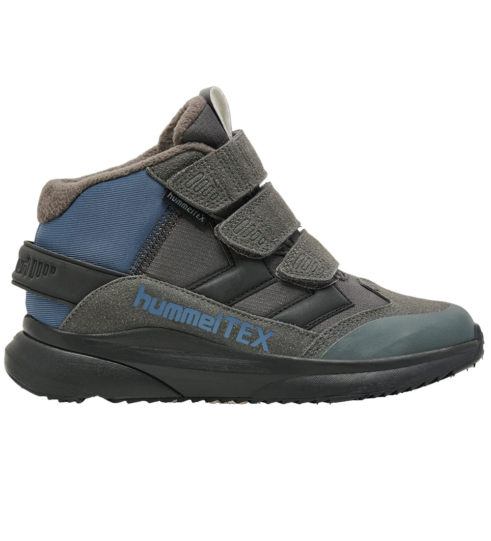 Hummel Vinterstøvler - Reach Zero Mid Tex JR - Grå/Sort/Blå