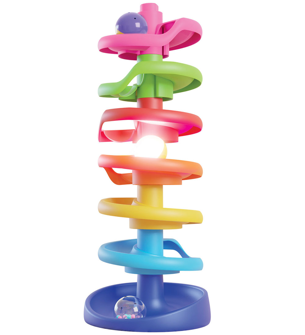 Quercetti Kuglebane - Spiral Tower - Brightball - 10 Dele - 6499