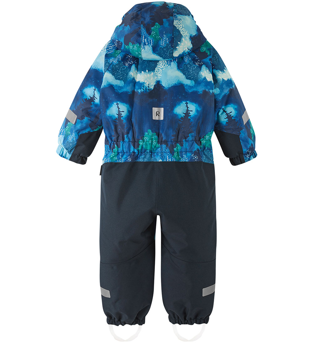 Reima Flyverdragt - Kurikka - Cool Blue m. Print