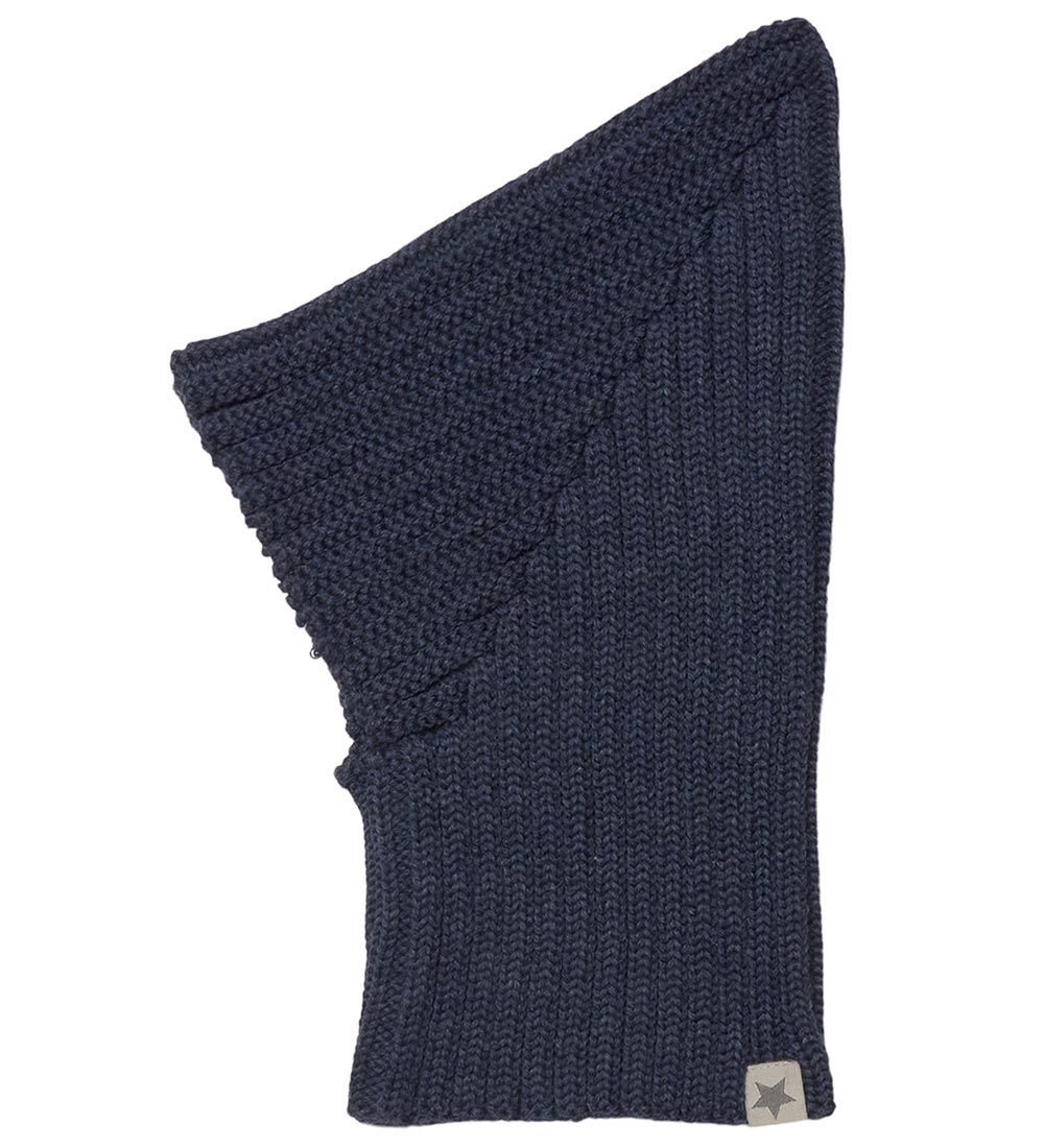 Huttelihut Elefanthue - Uld - 1-lags - Pixie - Navy