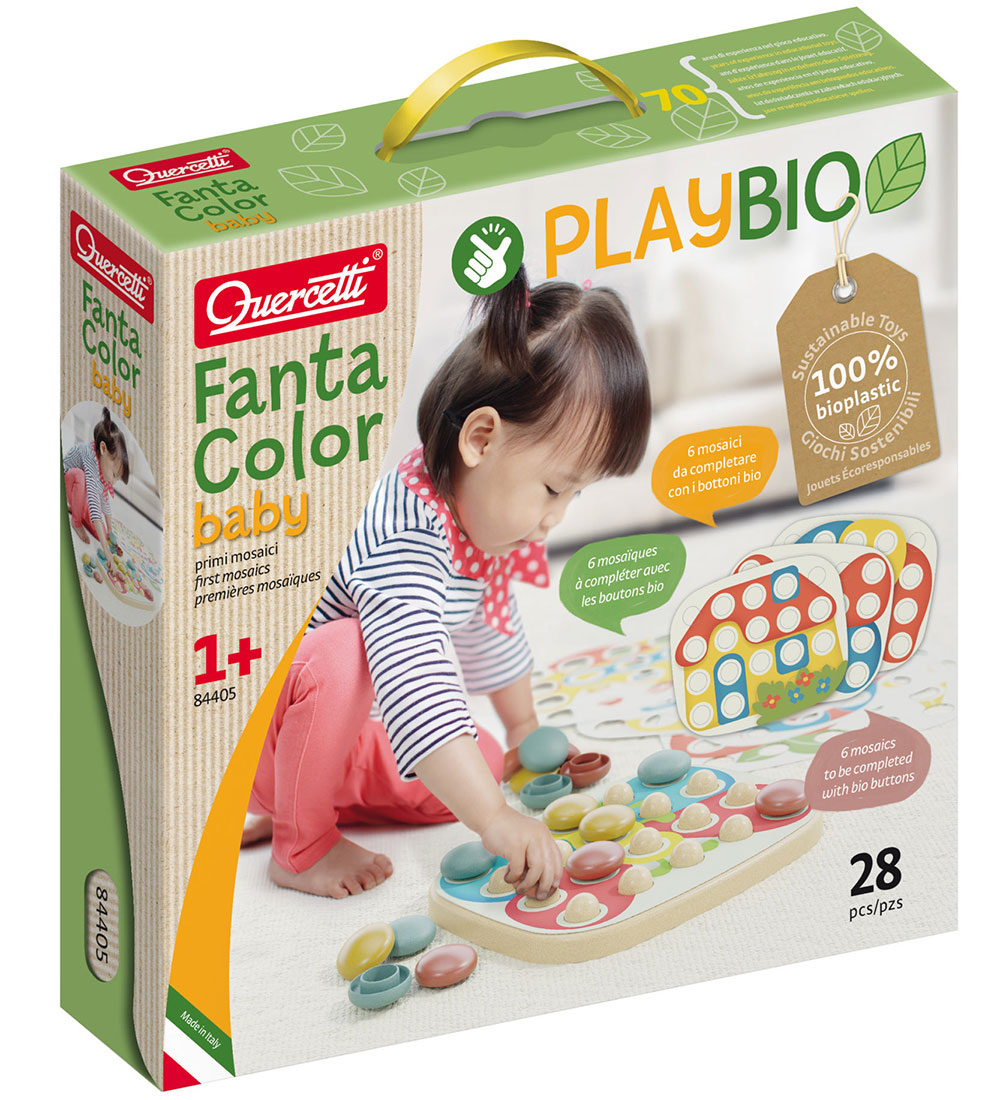 Quercetti Stiftmosaik - Fantacolor Playbio -  28 Dele - 84405