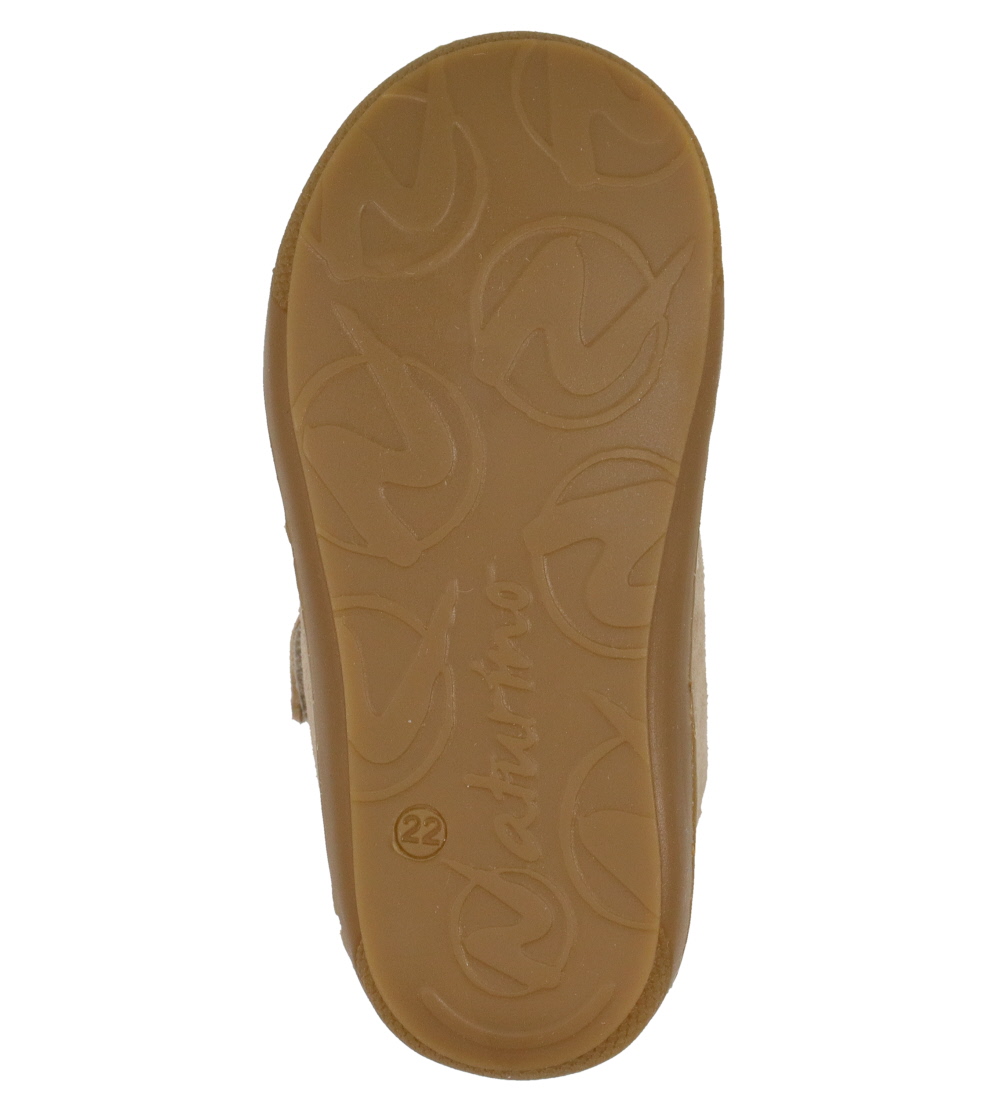 Naturino Begyndersko m. For - Cocoon - Taupe/Guld m. Hjerter
