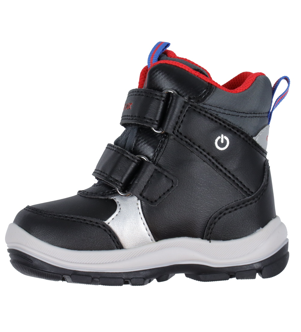 Geox Vinterstøvler - Tex - Flanfil - Sort m. Dino