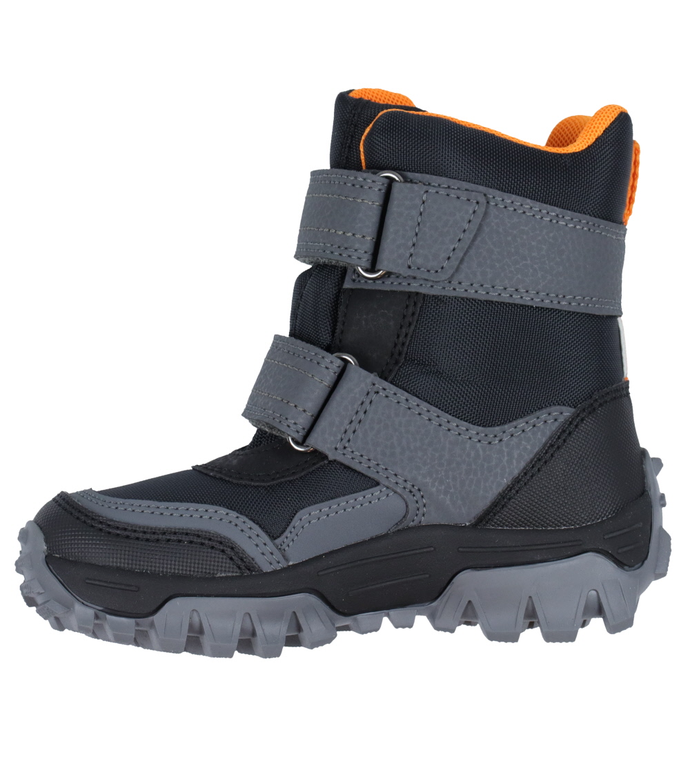 Geox Vinterstøvler - Tex - Himalaya - Sort/Orange