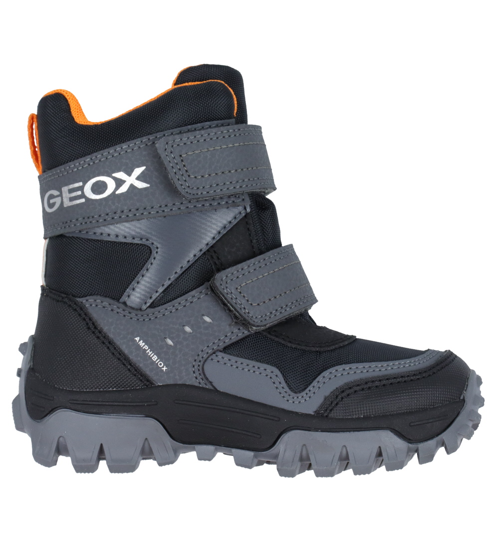 Geox Vinterstøvler - Tex - Himalaya - Sort/Orange