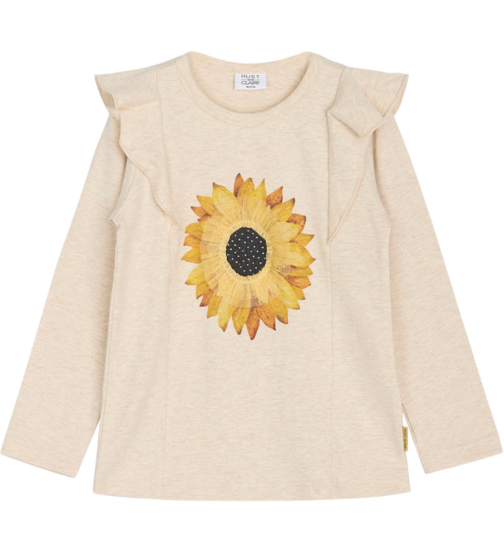 Hust and Claire Bluse - Agny - Wheat Melange
