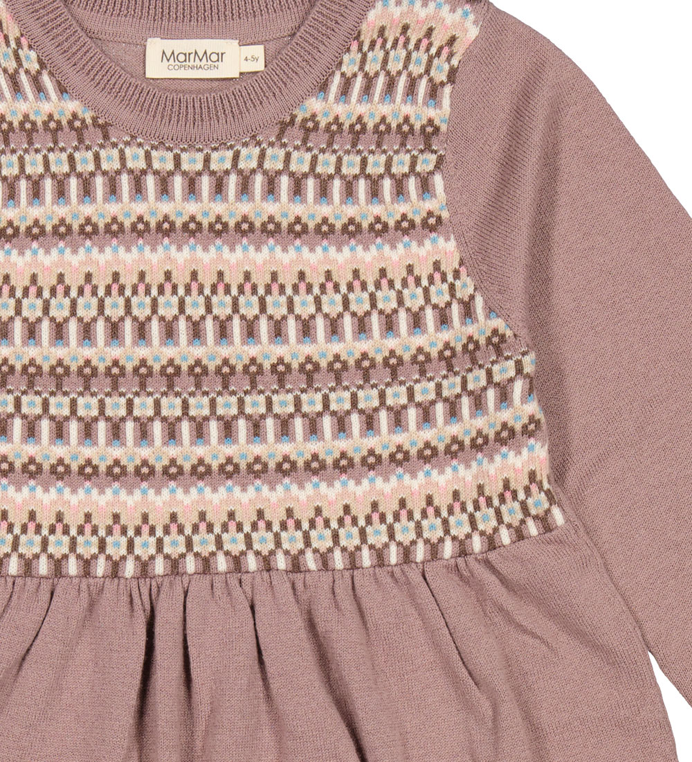 MarMar Kjole - Uld - Devon - Mauve Mix