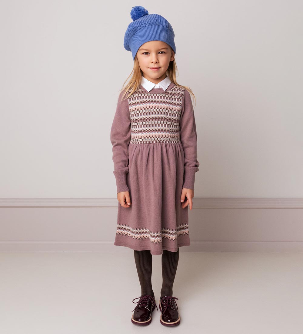 MarMar Kjole - Uld - Devon - Mauve Mix