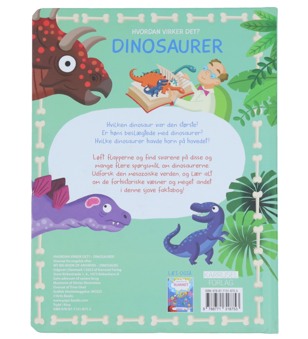Karrusel Forlag Bog - Dino - Hvordan Virker Det? - Dansk