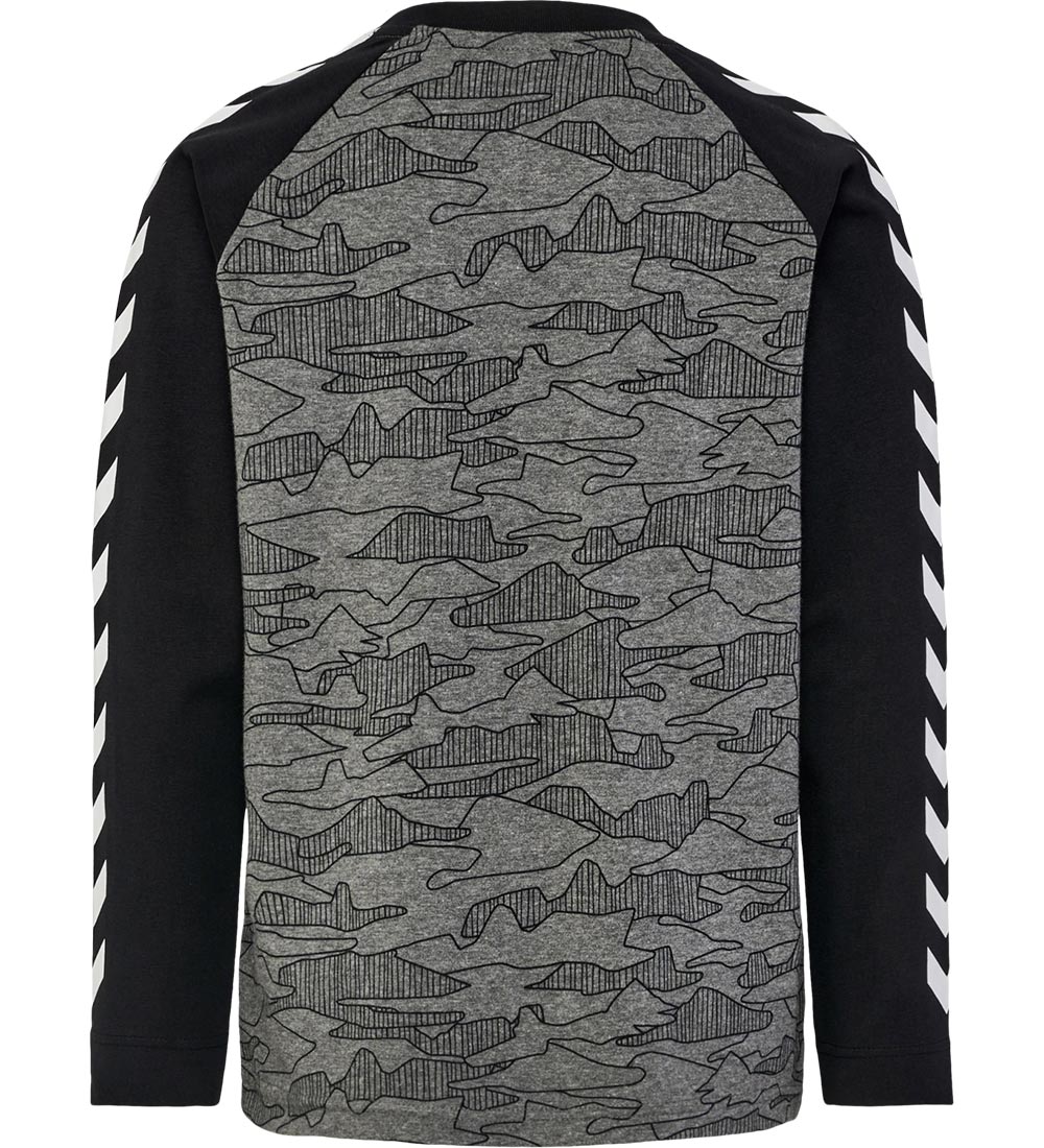 Hummel Bluse - hmlMountain - Dark Grey Melange
