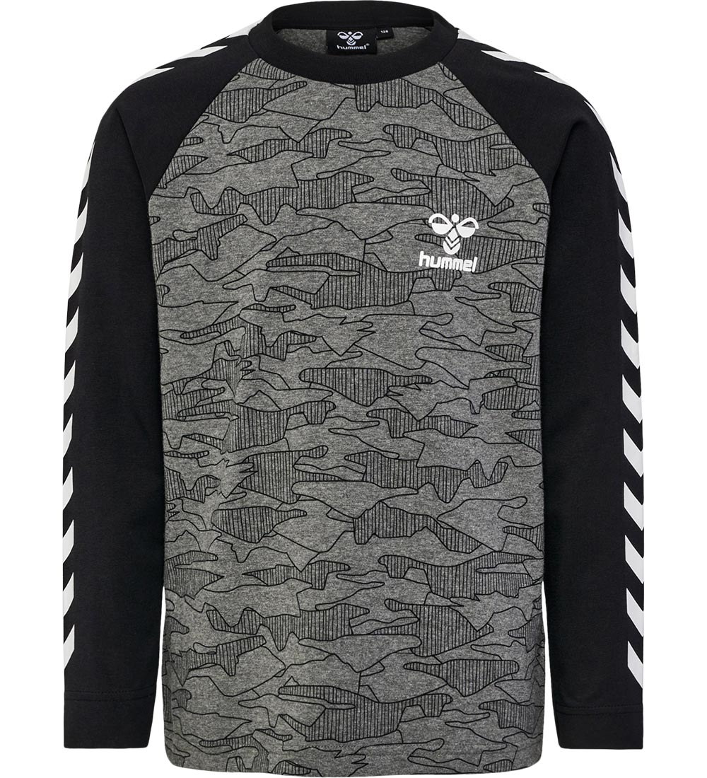 Hummel Bluse - hmlMountain - Dark Grey Melange