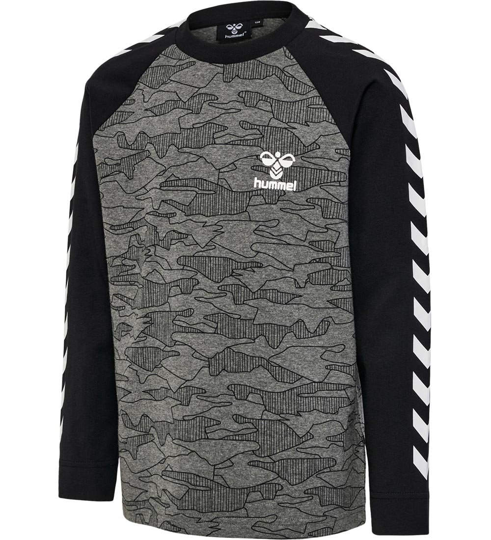 Hummel Bluse - hmlMountain - Dark Grey Melange