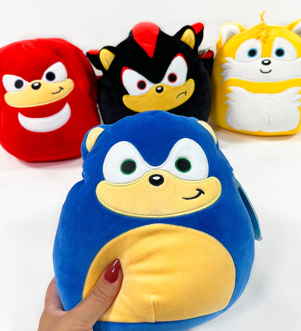 Squishmallows Bamse - 20 cm - Sonic The Hedgehog - Shadow